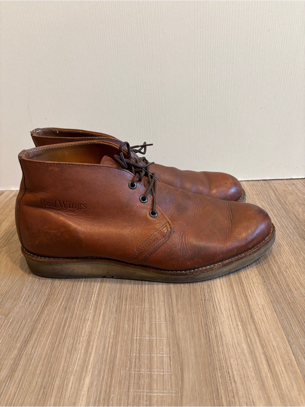Red Wing 595 TRACTION TRED Soft Toe Leather Work Chukka Boots Men's US 12